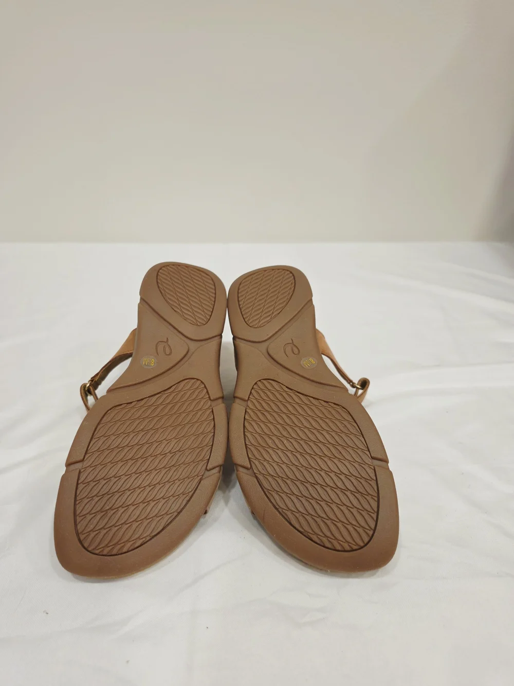 Easy Spirit Women's Semarian Two-Tone Rust Tan Slingback Sandals